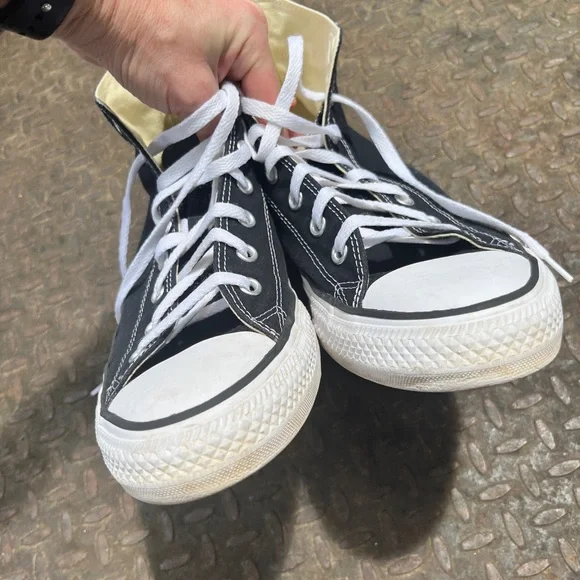 Converse black high tops - Picture 5 of 6